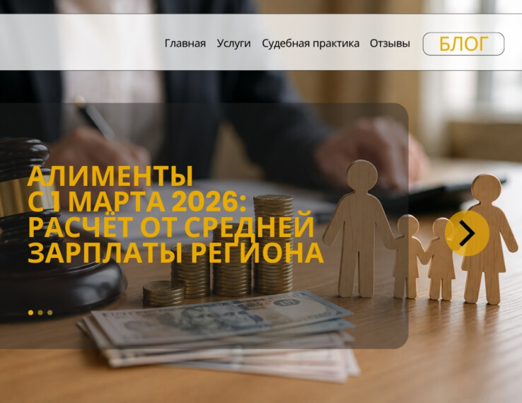 Алименты с 1 марта 2026 года: когда считают от средней зарплаты по региону