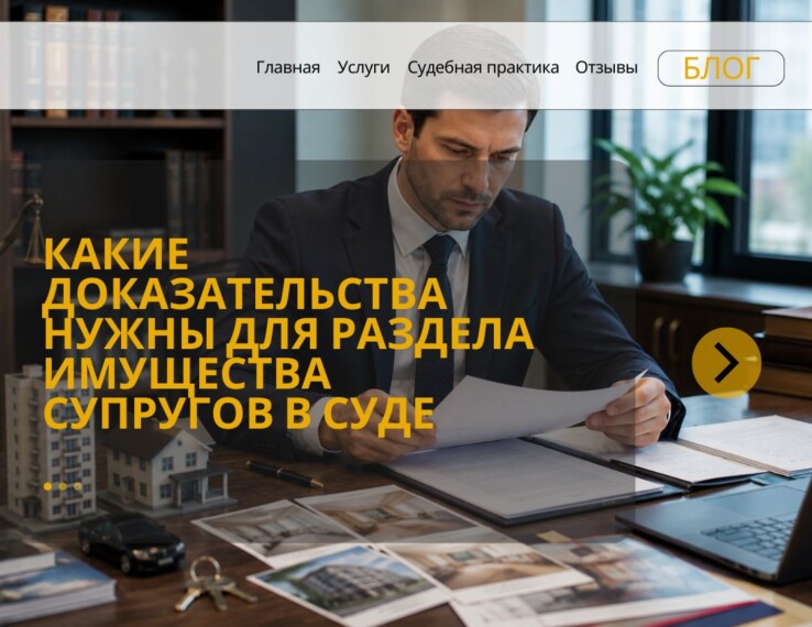 Какие доказательства нужны для раздела имущества супругов в суде: список документов и ошибки