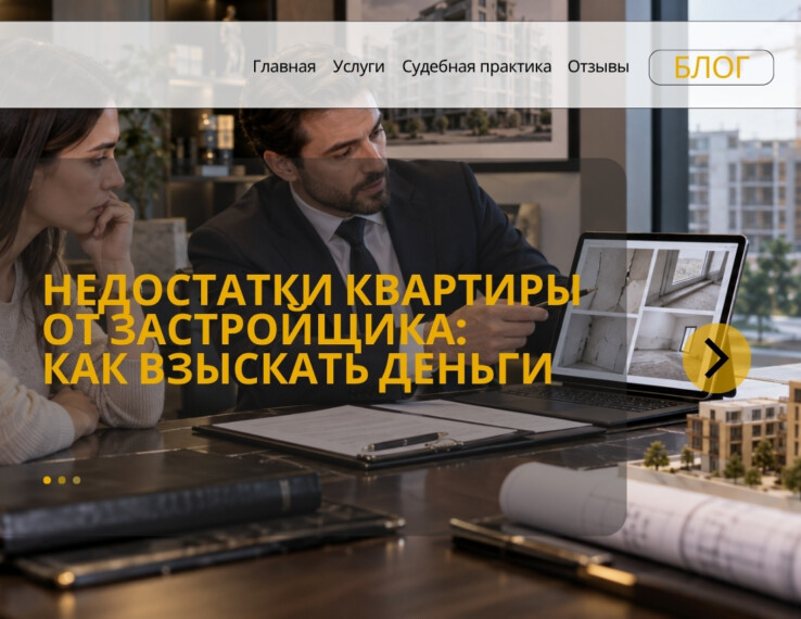 Недостатки квартиры от застройщика: как взыскать стоимость ремонта, неустойку и штраф в 2026 году